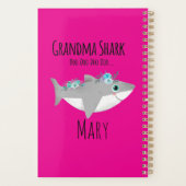 Personalized Grandma Shark Doo Doo Doo Planer (Rückseite)