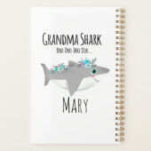 Personalized Grandma Shark Doo Doo Doo Planer (Rückseite)