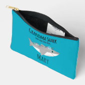 Personalized Grandma Shark Doo Doo Doo Zubehörtasche (Offen)