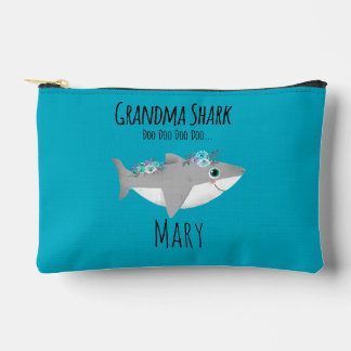 Personalized Grandma Shark Doo Doo Doo Zubehörtasche