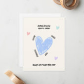 Personalized Grandmother’s Day Grandkids’ Names Mitteilungskarte (Vorderseite/Rückseite Beispiel)