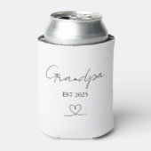 Personalized Grandpa EST Year | Can Cooler Dosenkühler (Kanne Vorderseite)