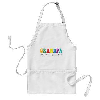 Personalized Grandpa Gift with Grandkids’ Names Schürze