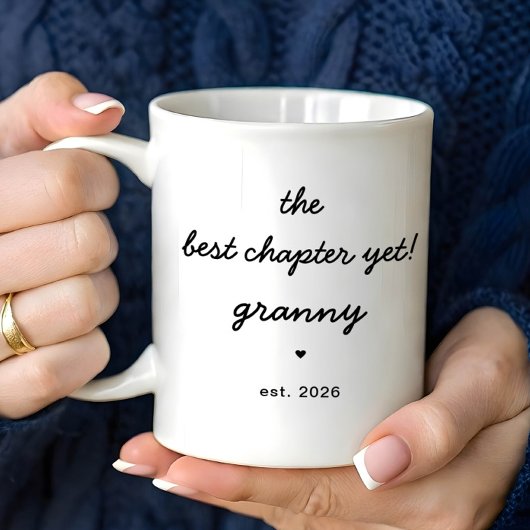 Personalized Granny Mug Best Chapter Yet Kaffeetasse