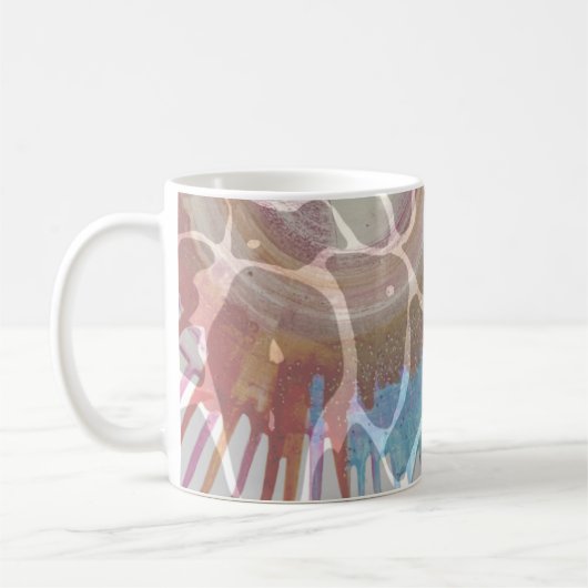 Personalized Graphic Spin Art & Giraffe Kaffeetasse (Links)