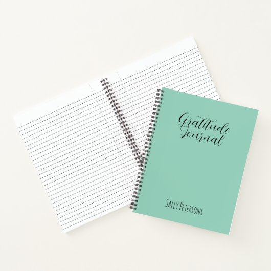 Personalized Gratitude Journal | Custom Name Daily Notizblock (Innenseite)