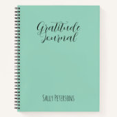 Personalized Gratitude Journal | Custom Name Daily Notizblock (Vorderseite)