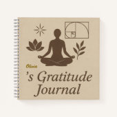 Personalized Gratitude Journal Notizblock (Vorderseite)