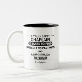 Personalized Great Chaplain Appreciation Zweifarbige Tasse (Links)