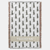 Personalized Great Dane Decke (Vorderseite Vertikal)