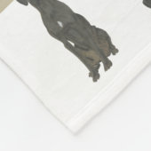 Personalized Great Dane Fleecedecke (Ecke)