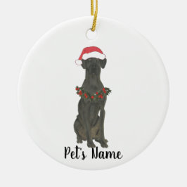 Personalized Great Dane Keramik Ornament