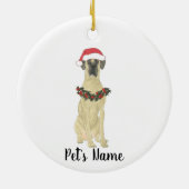 Personalized Great Dane Keramik Ornament (Hinten)