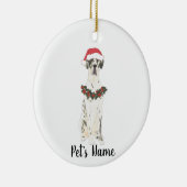Personalized Great Dane Keramik Ornament (Rechts)