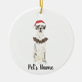 Personalized Great Dane Keramik Ornament