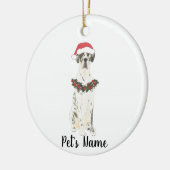 Personalized Great Dane Keramik Ornament (Links)