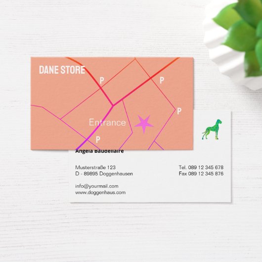 Personalized Great Dane Store (Schreibtisch)