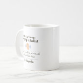 Personalized Great ENT Specialist  Kaffeetasse (Vorderseite Links)