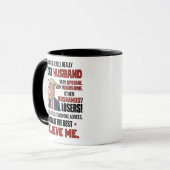 Personalized Great Husband Mug | Custom Name Tasse (Vorderseite Links)