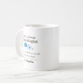 Personalized Great Neurologist Appreciation Gift Kaffeetasse (Vorderseite Links)