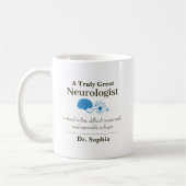 Personalized Great Neurologist Appreciation Gift Kaffeetasse (Links)