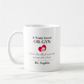 Personalized Great OB-GYN Appreciation Gift Kaffeetasse (Links)
