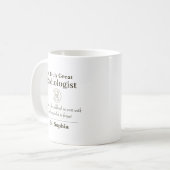 Personalized Great Radiologist Appreciation Gift Kaffeetasse (Vorderseite Links)