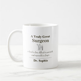 Personalized Great Surgeon Appreciation Gift Kaffeetasse