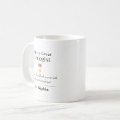 Personalized Great Urologist Appreciation Gift Kaffeetasse (Vorderseite Links)