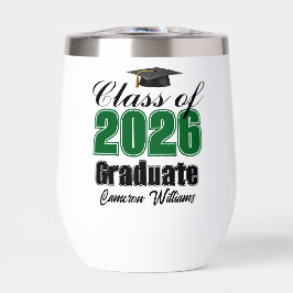 Personalized Green Class of 2026 Graduation