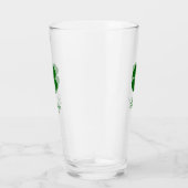 Personalized Green Clover Irish Glas (Rechts)