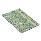 Personalized Green Jasmine Floral Pattern Notizblock (Rechte Seite)