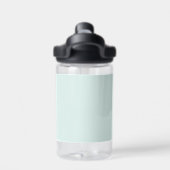 Personalized Green Mint Plastic Bottle for Kids Trinkflasche (Rückseite)