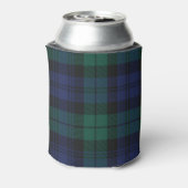 Personalized Green Plaid Checkered Rustic Tartan Dosenkühler (Kanne Rückseite)