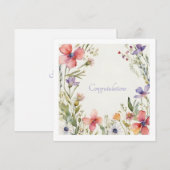 Personalized greeting card  dankeskarte (Vorne/Hinten)