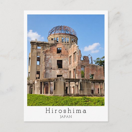 Personalized, Greetings from Hiroshima, Japan Postkarte (Vorderseite)