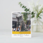 Personalized, Greetings from TOKYO, Hachiko, Japan Postkarte (Stehend Vorderseite)