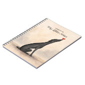 Personalized Greyhound Notebook with Name Notizblock (Linke Seite)