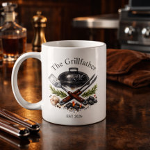 Personalized Grillfather Monogram
