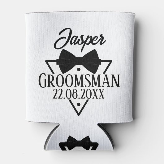 Personalized Groomsman Dosenkühler (Vorderseite)