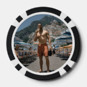 Personalized Groomsman Gift Golf Marker Photo Pokerchips (Rückseite)