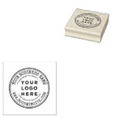Personalized grunge business logo gummistempel (Stempel)