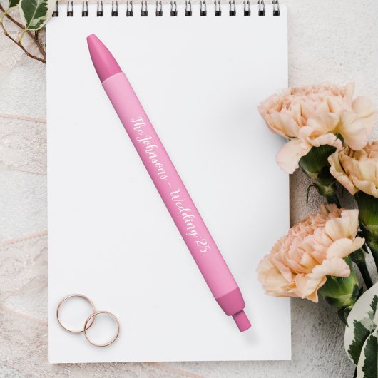 Personalized guest book, wedding kugelschreiber