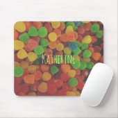 Personalized Gumdrops Candy Mousepad (Mit Mouse)