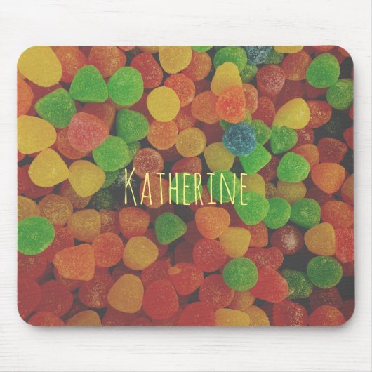 Personalized Gumdrops Candy Mousepad (Vorne)