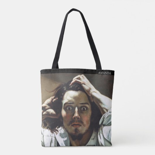 Personalized Gustave Courbet Desperate Man Tasche (Rückseite)