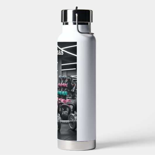 Personalized gym weights trinkflasche (Links)