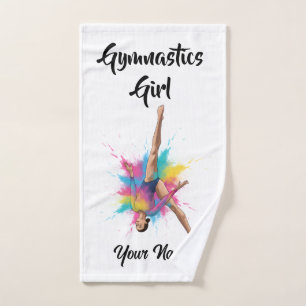 Personalized Gymnastics Girl - Towel Handtuch