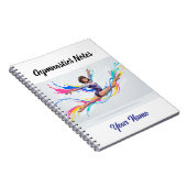 Personalized Gymnastics Notes Notizblock (Rechte Seite)