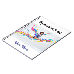 Personalized Gymnastics Notes Notizblock